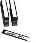 SmartSign Pack of 25 Magnetic 'C' Channel Label Holders | 0.5" x 3"