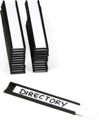 SmartSign Pack of 25 Magnetic 'C' Channel Label Holders | 0.5" x 3"