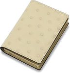 Leather Business Card Case Holder for Men & Women, Italian Calfskin