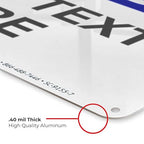 Custom Notice Sign, OSHA Sign, 10x7 Inches, Rust Free .040 Aluminum, Fade Resistant, Indoor/Outdoor Use, Made in USA by Signs