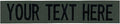 Custom Uniform Name Tapes Solid Colors. Olive Drab Ripstop, 5 Inch Sew on