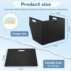 24-Pack Plastic Desk Dividers for Students, Privacy Folders for Students - Durable & Easy-to-Clean Privacy Panels with 40 Labels & Light Holes, Testing Dividers for Classroom - Classroom Must-Haves