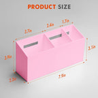 Banafich Magnetic Dry Erase Marker Holder, Acrylic Magnet Pen Holder for Whiteboard, Refrigerator, Magnetic Fridge Organizer for Office, Classroom, Whiteboard Maker Holder, Locker Organizer-Pink