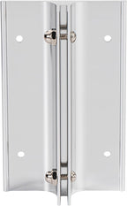 Aluminum Corridor Sign Holder, 10 Pack Direct Sign Mount Bracket, Design for Restroom, Conference Room Classic Silver Signs - 5" Length, 1/8" Substrate - Easy to Install