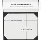 Diploma Cover 8.5” x11” Diploma Holder of Graduation Leatherette Padded Certificate（Tent Style),40-Pack