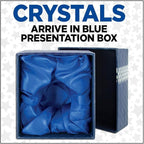 Crown Awards Personalized Jade Horizon Crystal Clock – Premium Jade Crystal Desk Clock with Custom Engraving