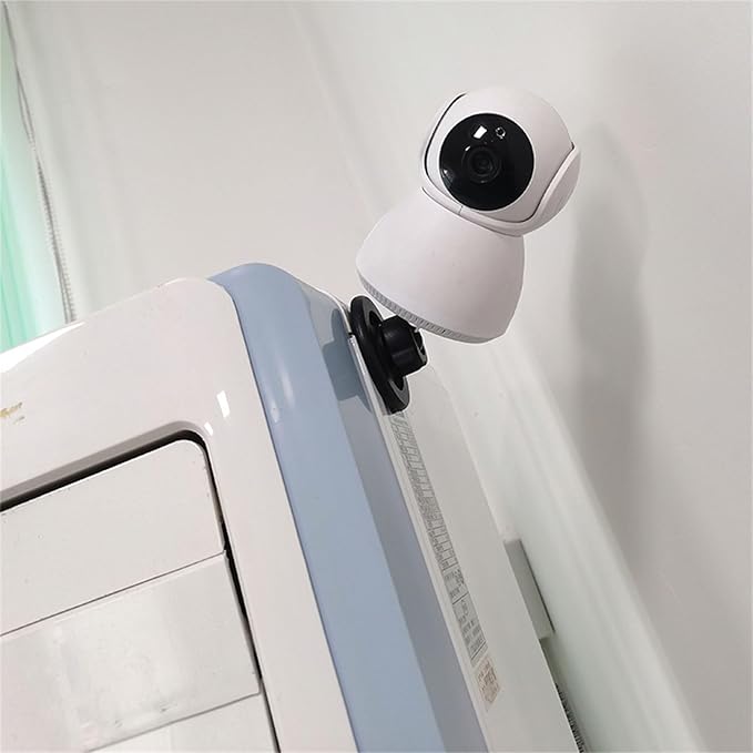 JINPIAOPIAO Magnetic Camera Mount with 360 Degree Rotation Quick Install Webcam Holder Wall Hanging Indoor Camera Bracket Base