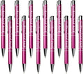 Yucold Customized ballpoint pens in bulk, personalized ballpoint pens with free engraving, for use in companies, enterprises, graduation anniversaries (Rose pink,13)