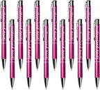 Yucold Customized ballpoint pens in bulk, personalized ballpoint pens with free engraving, for use in companies, enterprises, graduation anniversaries (Rose pink,39)