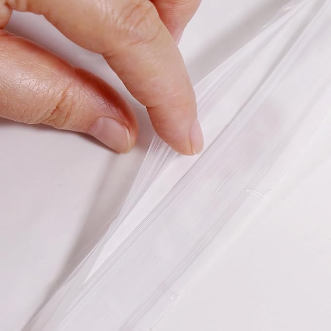 iMailer - 200 Pack 7.5"x 5.5" Packing List Envelopes -Resealable Adhesive Plastic Pouches for Shipping Labels and Document