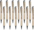Yucold Customized ballpoint pens in bulk, personalized ballpoint pens with free engraving, for use in companies, enterprises, graduation anniversaries (Rose gold,13)