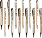 Yucold Customized ballpoint pens in bulk, personalized ballpoint pens with free engraving, for use in companies, enterprises, graduation anniversaries (Rose gold,13)