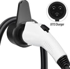 J&D EV Charger Holder for SAE J1772 Charger, EV Type 1 Plug Holder Wall Mount Charging Cable Organizer Wall Bracket Charger Holder for J1772 Connectors, Electric Car Charger Holster Dock