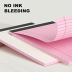 AILZFEI 5pcs Colored Note Pads 5x8 College Ruled Small Legal Pads Paper Notepads 5 Pack Study Back Writing Pads 5 x 8 Paper Pads Perforated Narrow Ruled Pads of Paper 30 Sheets/Pack