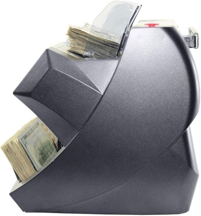 AccuBANKER AB4200 Bill Counter, 300 Bills Hopper Capacity, 200 Bills Stacker Capacity, Variable Counting Speeds up to 1,800 Bills/min & Emergency Stop Function, Commercial Grade, UL & CE cert
