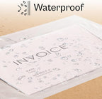 PSBM 500 PCS 9.5 x 12 Inch Clear Blank Packing List Envelopes, Shipping Documents Pouches/Sleeves for Mailing Labels, Invoices, Documents and Packing Slips