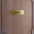 Signs ByLITA Standard Office Sign - Professional Business Signage - Easy to Install (Blue) - Large 1 Pack