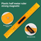 Magnetic Geometry Tool, School Supplies Protractor Compass Set, Teacher Board Protractor Multi Purpose Kit, Math Tool Teaching Aidsprotractor Set, 5 Pcs