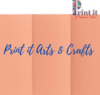 Printit Colors Multipurpose Paper, 20 lbs., 8.5" x 11", Salmon, 500 Sheets/Ream – Premium Colored Copy Paper for Printing, School, and Office Use