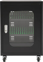 Rechargeable Mobile Phone Charging Cabinet,30 Slots Cell Phones Charging Station Portable Cellphone Charging Cart with Combination Lock, for Students and Employees, Tourists (30Slots)