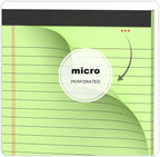 AILZFEI 5pcs Colored Note Pads 5x8 College Ruled Small Legal Pads Paper Notepads 5 Pack Study Back Writing Pads 5 x 8 Paper Pads Perforated Narrow Ruled Pads of Paper 30 Sheets/Pack