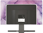 Baocicco Fashion Violet Marble Waterproof 32 Inch Anti-Static Dustproof Creative Design TV Screen Cover Panel Case TV Screen Covers Sleeve Compatible with PC Desktop and TV LED LCD OLED
