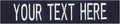 Custom Uniform Name Tapes Solid Colors. Made in The U.S.A. Ships Under 24 Hours. Blue Webbing, 4 Inch Sew on