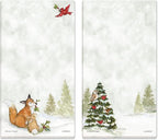 Current Peaceful Forest Holiday Magnetic Notepad Set – Set of 12 Memo Pads, 6 Designs, 30-Sheet Pads, 3½ x 6½ Inches, Christmas Shopping List, To-Do Notes