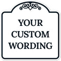 Custom Decorative Sign, Personalized Metal Sign for Business, Driveway, Home, Airbnb, Office Door Plaque,Black Border Sign, 12x12 Inches, ACM, Fade Resistant, Made in USA by Sigo Signs
