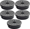 Aifeier ET 1-1/2 Inch Cable Grommets Petal-Shaped Buckle Type Wire Hole Cover for Cord Management and Protection of Cabinet (37.5mm, 5PCS)