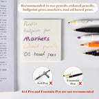 BAYTORY 1700 Sheets Transparent Sticky Notes, Clear Waterproof 3 x 3 inch See Through Memo Pad, Self-Adhesive Translucent Writable Index Tabs for Annotating Books, Study Supplies