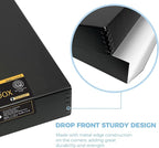 Lineco, 11x14 Black Museum Archival Storage Box, Drop Front Design, 11.75x15.25x3 in, Acid-Free with Metal Edge, Preserves Picture Longevity, Organize Photos Documents, Crafts, DIY, 2 Pack
