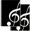 Music Notebook 2 Pack, 100 Sheets/200 Pages Blank Sheet Music Notebook, Staff Manuscript Paper Notebook, Music Writing Composition Notebook, Songwriting Notebook Music Accessories Gift, 26x20cm/10"x8"