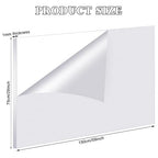Roowest 6 Pcs 29 x 59 Inch, 1 mm Thick Clear Acrylic Sheets Plastic Panels Sheets Cut to Size Cast Acrylic Board Panel with Protective Film for Craft DIY Projects Display Sign Frame