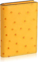 Leather Business Card Case Holder for Men & Women, Italian Calfskin