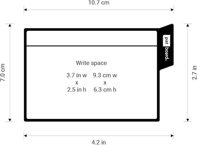 PATboard Scrum Board and Kanban Board - 16 Task Cards Medium - with nanocups® for Glass - Purple
