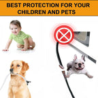 QCSIW 50ft 1 Inch White Cable Sleeve – Split Wire Loom Tubing Cord Protector – Flame Retardant Polyester Cable Management Wrap for Desk, TV, PC – Pet Chew Resistant & Easy to Cut