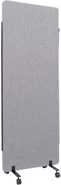 Soundproof Room Divider W/Wheels, 66in Office Dividers for Sound Proofing & Reducing, Sound Proof Dividers for Office Partitions Portable Temporary Wall Acoustic Wall Divider (Cool Grey, 1 Panel)
