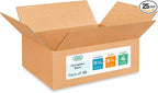 Letterhead Cardboard Boxes 1 1/4"L x 8 3/4"W x 4"H (25-Pack) - Extra Strength 200 lb vs Regular - Corrugated Shipping Boxes for FEDEX - Box for Packaging Moving - Moving Box by IDL Packaging