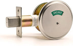 in-Use Vacant Commercial Bathroom Door Lock with Occupied Vacant Door Sign. Privacy Deadbolt with Occupancy Indicator. Privacy Indicator Bolt for Restroom, Meeting Room, Fitting Room- 1pc.