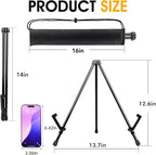 AROIC 3 Pack 14'' Tabletop Easels, Black Steel Table Top Easels for Display, Adjustable Portable Table Top Easel for Paintings, Signs, Posters,Frame Pictures(with 3 Bags)