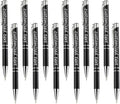 Yucold Customized ballpoint pens in bulk, personalized ballpoint pens with free engraving, for use in companies, enterprises, graduation anniversaries (Black,13)