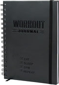 Nextnoid Hardcover Fitness Journal Workout Planner for Men & Women - A5(5.7" x 8.3") Sturdy Workout Log Book to Track Gym & Home Workouts