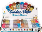 Raymond Geddes Sunday Pops Kneadable Erasers (Pack of 48)