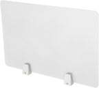 4 Pcs Desk Divider Privacy Panel, 23.6”L X15.8”W Frosted Acrylic Desk Privacy Panels with 8 Clamps for Offices Schools Call Centers (Frosted Color)