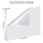 Roowest 2 Pcs 24 x 36 Inch, 1/2 Inch Thick Clear Acrylic Plexiglass Sheets Transparent Plastic Panels Sheets Cut to Size Cast Acrylic Board Panel with Protective Film for Craft DIY Project Sign Frame