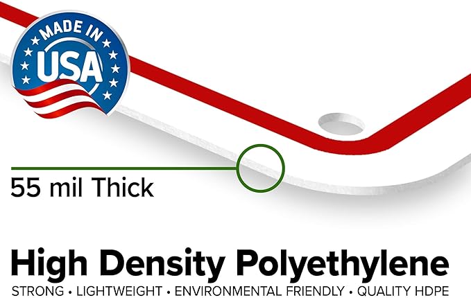 Custom Two Way Arrow Directional Sign by My Sign Center - 10x14 Inches, 55 mil Thick HDPE (High Density Polyethylene), Made in USA