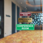 Standard Conference Room Sign - Brushed Gold - Medium 1 Pack