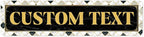 Custom Sign, Custom Street Sign, 11 Font Colors, 13 Font Styles, 4 Hole Options, 22 Sizes, 12x48 Inches, Rust Free DiBound, Fade Resistant, Made in USA by My Sign Center (Marble Tile)