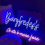 Lorxi Custom Neon Signs, Light up Signs For Wall Decor, Neon Sign Personalized For Bedroom,Wedding, Birthday, Party , Customized Led Light Sign For Gifts Bar Game Business Logo, Led Name Sign Neon Light